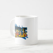 Feuerwehrmann-Tritt-Asche! Kaffeetasse (Vorderseite Links)