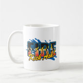 Feuerwehrmann-Tritt-Asche! Kaffeetasse (Links)