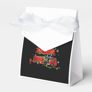 Feuerwehrmann Truck Weihnachtsbaum Männer Frauen Geschenkschachtel