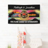 Feuerwehrmann - Überarbeitete Einladung zur Hochze Banner (Insitu)