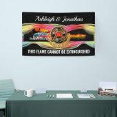 Feuerwehrmann - Überarbeitete Einladung zur Hochze Banner (Messeveranstaltung)