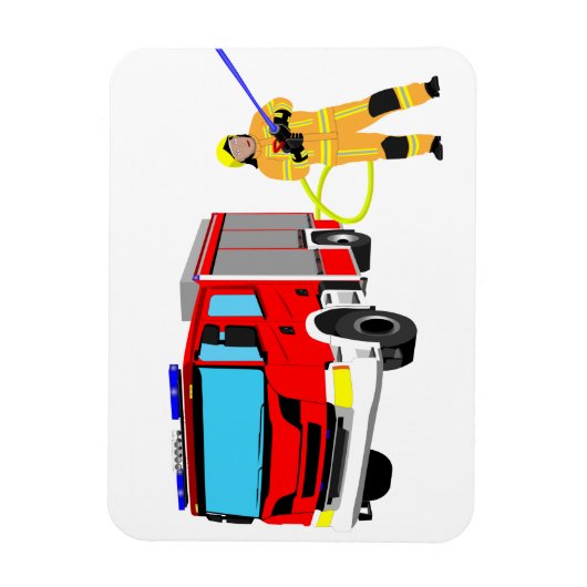 Feuerwehrmann und das Nutzmagnet Magnet (Vertikal)