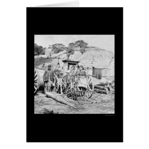 Feuerwehrmann-und Feuer-Motor in Richmond, VA 1865