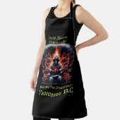 Feuerwehrmann unter Flammen und Lastwagen Schürze (InSitu)