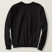 Feuerwehrmann USA Flag abgenutztes Design Sweatshirt (Design Rückseite)