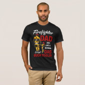 Feuerwehrmann-Vater T-Shirt (Vorne ganz)