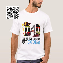 Feuerwehrmann Vater wie ein regelmäßiger Vater, ab T-Shirt