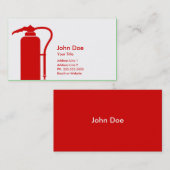 Feuerwehrmann Visitenkarte (Vorne/Hinten)