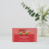 Feuerwehrmann Visitenkarte (Stehend Vorderseite)