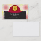 Feuerwehrmann Visitenkarte (Vorne/Hinten)