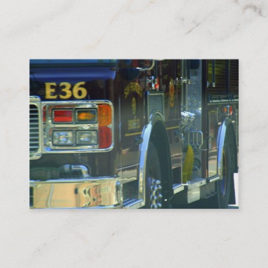 Feuerwehrmann-Visitenkarte Visitenkarte (Vorderseite)