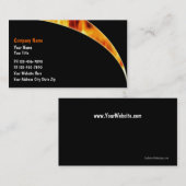 Feuerwehrmann-Visitenkarten Visitenkarte (Vorne/Hinten)