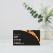 Feuerwehrmann-Visitenkarten Visitenkarte (Stehend Vorderseite)