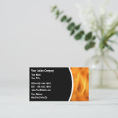 Feuerwehrmann-Visitenkarten Visitenkarte (Stehend Vorderseite)