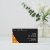 Feuerwehrmann-Visitenkarten Visitenkarte (Stehend Vorderseite)