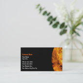 Feuerwehrmann-Visitenkarten Visitenkarte (Stehend Vorderseite)