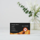 Feuerwehrmann-Visitenkarten Visitenkarte (Stehend Vorderseite)