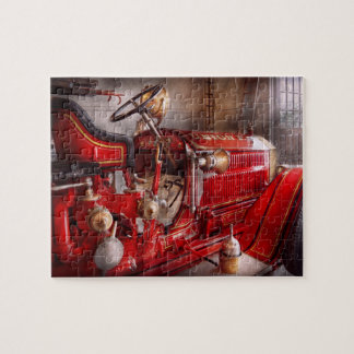 Feuerwehrmann - wartete einen Anruf Puzzle