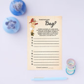Feuerwehrmann Was ist im Baby Shower Game im Beute Flyer (Einzeln)