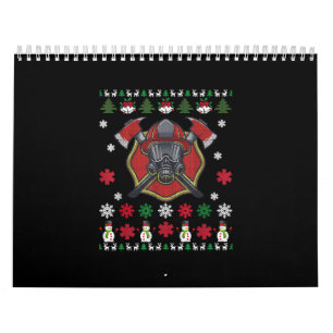 Feuerwehrmann Weihnachten Niedliche Lover Geschenk Kalender