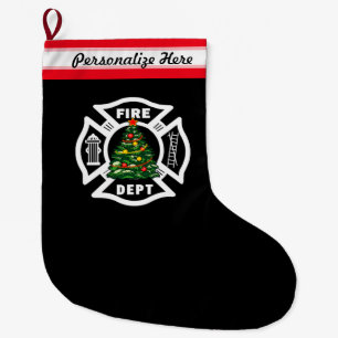 Feuerwehrmann-Weihnachtsfeuer-Abteilung Großer Weihnachtsstrumpf