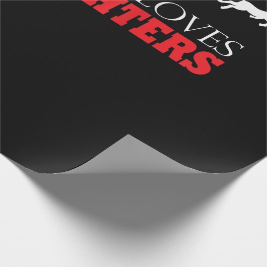 Feuerwehrmann Weihnachtsgeschenke Weihnachtsmann F Geschenkpapier (Ecke)