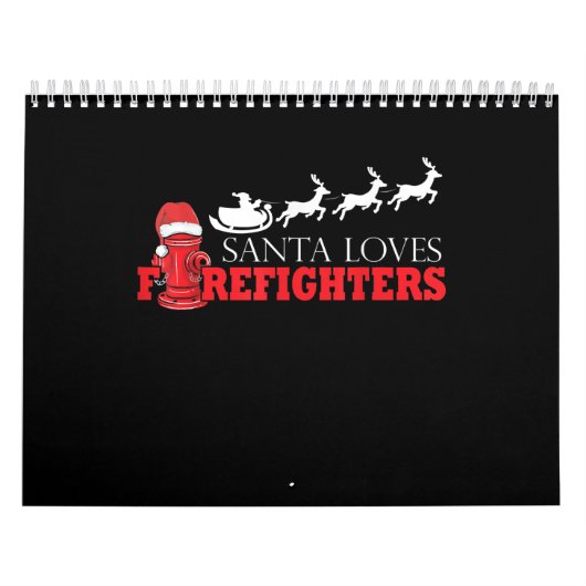 Feuerwehrmann Weihnachtsgeschenke Weihnachtsmann F Kalender (Titelbild)