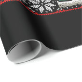 Feuerwehrmann Weihnachtsmann Feuerwerk Uganda Geschenkpapier (Rolleneckpunkt)