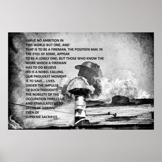 Feuerwehrmann werden poster (Vorne)