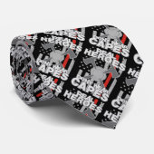 Feuerwehrmann-wirkliche Helder tragen nicht Kape Krawatte (Gerollt)