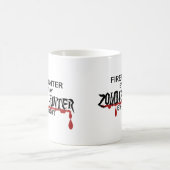 Feuerwehrmann-Zombie-Jäger Kaffeetasse (Mittel)