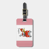 Feuerwehrmann zu den Rettungs-T - Shirts und den Gepäckanhänger (Vorderseite vertikal)