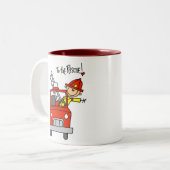 Feuerwehrmann zu den Rettungs-T - Shirts und den Zweifarbige Tasse (Vorderseite Links)