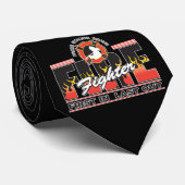 Feuerwehrmann zuerst herein, zuletzt heraus krawatte (Gerollt)