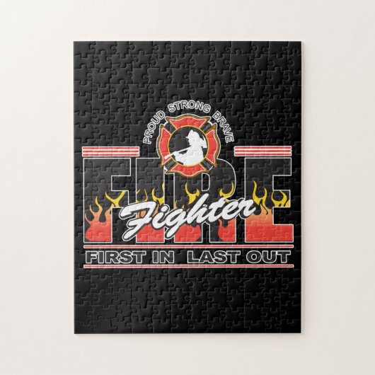 Feuerwehrmann zuerst herein, zuletzt heraus puzzle (Vertikal)