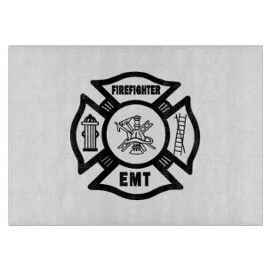 Feuerwehrmann-Zuhause Schneidebrett