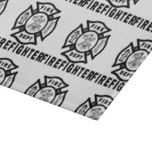 Feuerwehrmann-Zuhause Schneidebrett (Ecke)