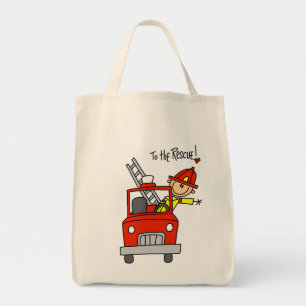 Feuerwehrmann zur Rettung T-Shirts und Geschenke Tragetasche