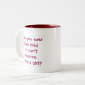 Feuerwehrmann Zweifarbige Tasse (Vorderseite Links)