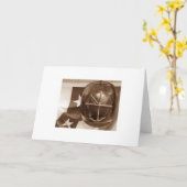 Feuerwehrmannanmerkungskarte Karte (Gelbe Blume)