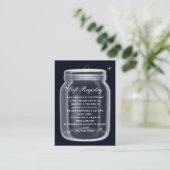 Feuerwehrmännchen-Gift-Registrierungskarten Begleitkarte (Stehend Vorderseite)