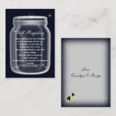 Feuerwehrmännchen-Gift-Registrierungskarten Begleitkarte (Vorne/Hinten)