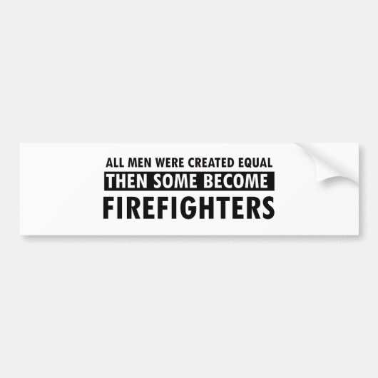 Feuerwehrmannentwürfe Autoaufkleber (Vorne)