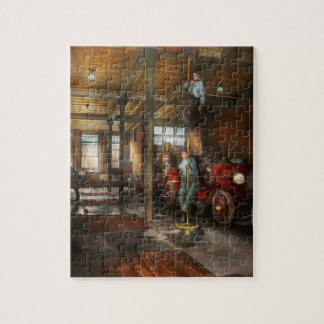 Feuerwehrmänner - Beantworten der Feuerglocke 1922 Puzzle
