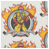 Feuerwehrmänner befürchten kein Feuer Stoff (Nahaufnahme)