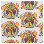 Feuerwehrmänner befürchten kein Feuer Stoff (Muster)