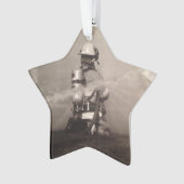 Feuerwehrmänner bei der Arbeit Ornament (Vorderseite)