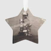 Feuerwehrmänner bei der Arbeit Ornament (Vorderseite)