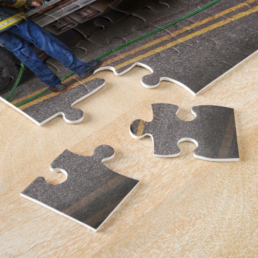 Feuerwehrmänner - das moderne Löschfahrzeug Puzzle (Seite)