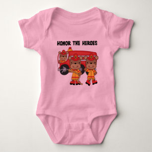 Feuerwehrmänner ehren die Held-T-Shirts und die Baby Strampler